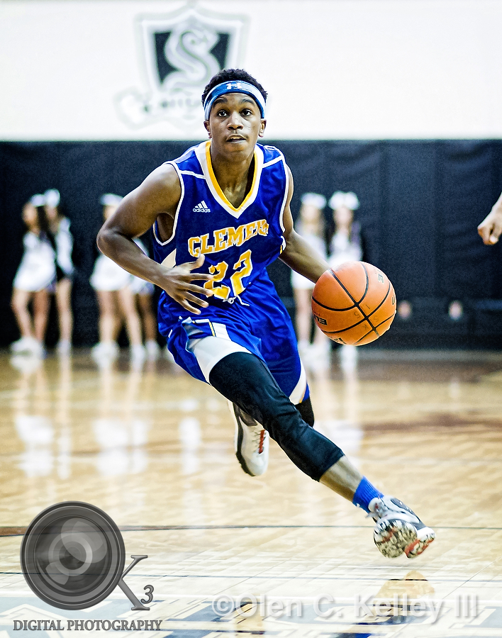 Olen C. Kelley III's coverage of the Clayton Comets feat Cleveland boys basketball team on Friday, January 29, 2016 at Clayton High School, Clayton, NC. Photo: Olen C. Kelley III