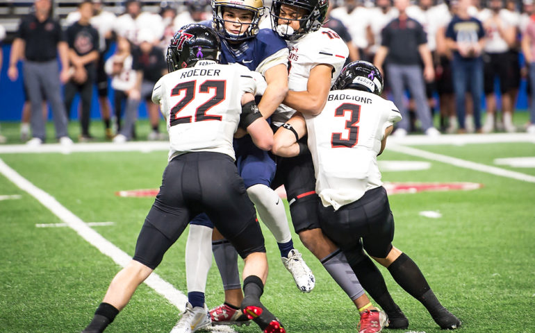 #ok3sports, high, school, football, ok3sports, san antonio, alamodome, class 6a division I state quarterfinals, o'connor, lake travis, panthers, cavaliers, garrett wilson, roel sanchez