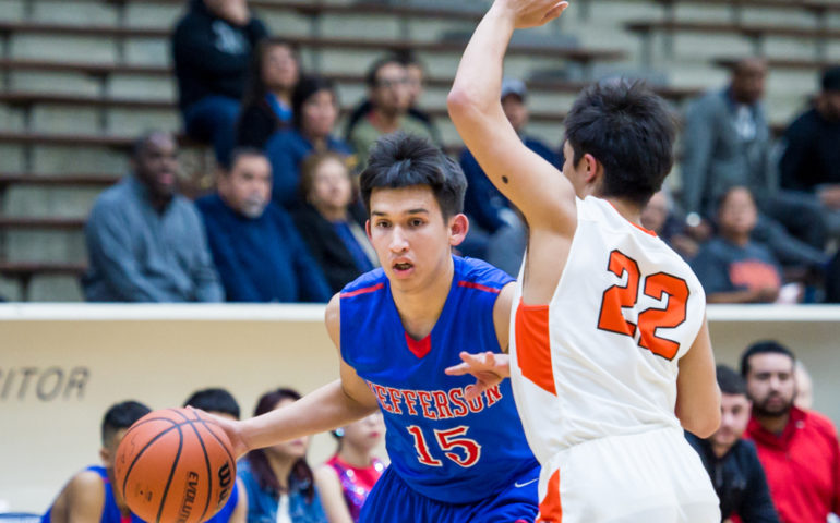 san antonio, Alamo Convocation Center, sports, basketball, high school, burbank, bulldogs, burbank buldogs, burbank high school, jefferson mustangs, jefferson, mustangs, jefferson high school, frank alvarado, matthew martinez, blas mora III, sebastian Urista