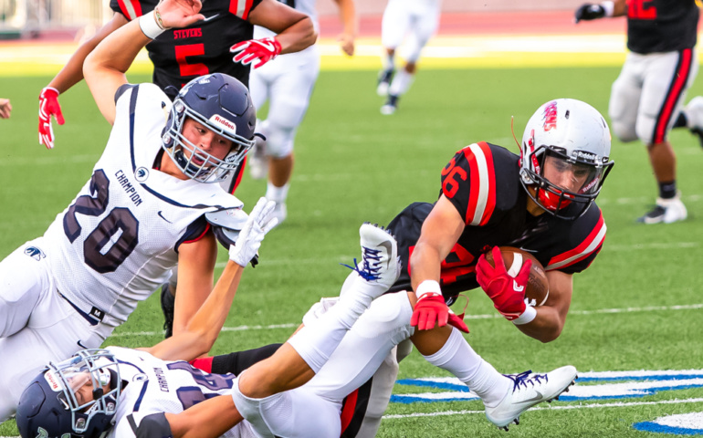 #ok3sports, high, school, ok3sports, Stevens high school, Stevens football, Stevens Falcons football, Boerne-Champion high school, Boerne-Champion football, Boerne-Champion Chargers high school football, high school football, Patrick Forister, sports, san antonio, Farris stadium, joshua lopez,