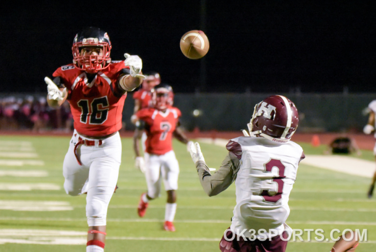 OK3Sports coverage of the high school varsity football game featuring