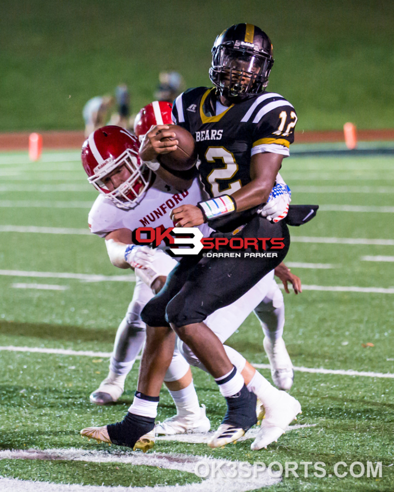 OK3Sports coverage of the high school football game featuring Lincoln Golden Bears and the