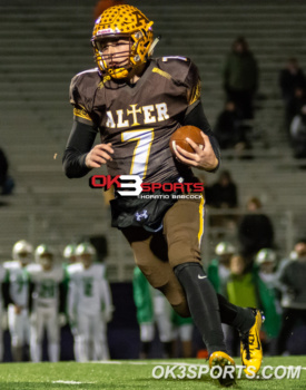 Ok3sports, football, high school football, Ohio football, connor bazelak, peter riazzi, archishop alters, alters football, alter knights football, regional semifinals, region 12, division III, barnitz stadium, middletown ohio, babin rams