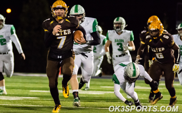 Ok3sports, football, high school football, Ohio football, connor bazelak, peter riazzi, archishop alters, alters football, alter knights football, regional semifinals, region 12, division III, barnitz stadium, middletown ohio, babin rams