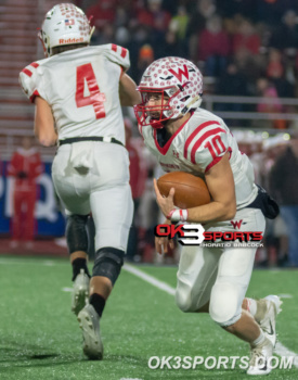 Ok3sports, football, high school football, Ohio football, connor bazelak, peter riazzi, archbishop alters, alters football, alter knights football, regional semifinals, region 12, division III, alexander stadium, piqua ohio, derek willits, brandon mcdonald