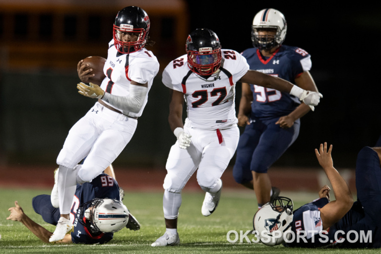OK3Sports coverage of the high school varsity football game featuring