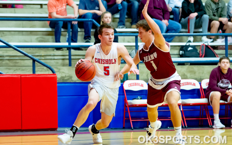 basketball, enid, OK., chisholm boys basketball, chisholm longhorns basketball, chisholm high school, Perry boys basketball, perry maroons boys basketball, Perry high school basketball, T.C. Smith, jace goldberry, braxton dale, caleb fortney, mason drake, bryce allen, kolten childers, noah hann, alex angleton, gage kuehn