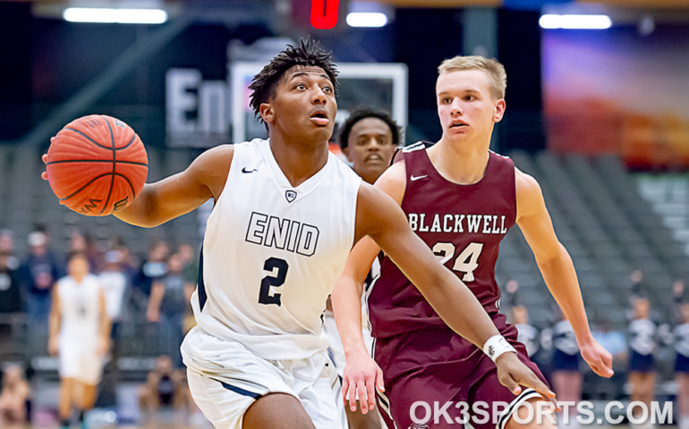 basketball, enid, OK., enid boys basketball, enid plainsmen basketball, enid high school, blackwell boys basketball, blackwell maroons boys basketball, blackwell high school basketball, telin phillips, abraham rodriguez, carter owens