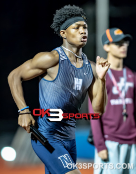 track and field, edmond memorial, edmond north, enid, stillwater, 200 meters, 400 meters, 4x200 relay, 4x400 relay, edmond sante fe, jenks high school, edmond memorial high school, booker t washington, skiatook high school, stillwater high school, ponca city high school, okmulgee high school, pcw, putnam city west, Dakari charlton, avery mazzei, hudson mazzei, addie o'connor, dawson crawley, grace gaffney, gentry williams, raymond brass, alysheia joseph, leondre woods, will phillips, 2019 Pioneer Relays, OK