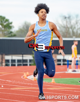 track and field, edmond memorial, edmond north, enid, stillwater, 200 meters, 400 meters, 4x200 relay, 4x400 relay, edmond sante fe, jenks high school, edmond memorial high school, booker t washington, skiatook high school, stillwater high school, ponca city high school, okmulgee high school, pcw, putnam city west, Dakari charlton, avery mazzei, hudson mazzei, addie o'connor, dawson crawley, grace gaffney, gentry williams, raymond brass, alysheia joseph, leondre woods, will phillips, 2019 Pioneer Relays, OK