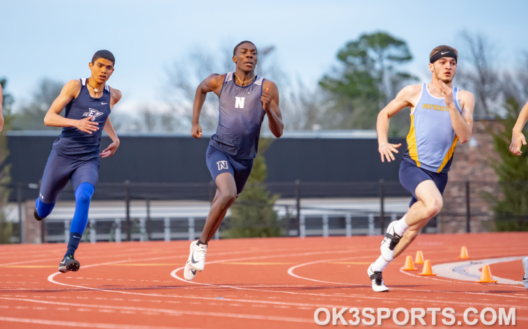 track and field, edmond memorial, edmond north, enid, stillwater, 200 meters, 400 meters, 4x200 relay, 4x400 relay, edmond sante fe, jenks high school, edmond memorial high school, booker t washington, skiatook high school, stillwater high school, ponca city high school, okmulgee high school, pcw, putnam city west, Dakari charlton, avery mazzei, hudson mazzei, addie o'connor, dawson crawley, grace gaffney, gentry williams, raymond brass, alysheia joseph, leondre woods, will phillips, 2019 Pioneer Relays, OK