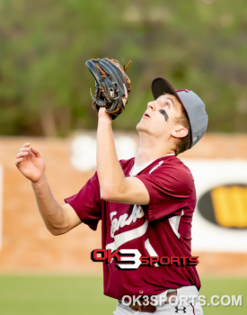 #ok3sports, baseball, enid, oklahoma, david allen memorial ballpark, ambren voitik, koby hudson, garrett brooks, bryce osmond, high school baseball, ok3sports, sports photography, Enid high school baseball game, enid high school baseball at david allen memorial ballpark, geo blackshaw catcher, geo blackshaw