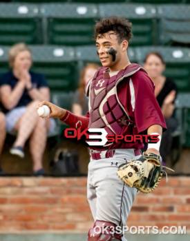 #ok3sports, baseball, enid, oklahoma, david allen memorial ballpark, ambren voitik, koby hudson, garrett brooks, bryce osmond, high school baseball, ok3sports, sports photography, Enid high school baseball game, enid high school baseball at david allen memorial ballpark, geo blackshaw catcher, geo blackshaw