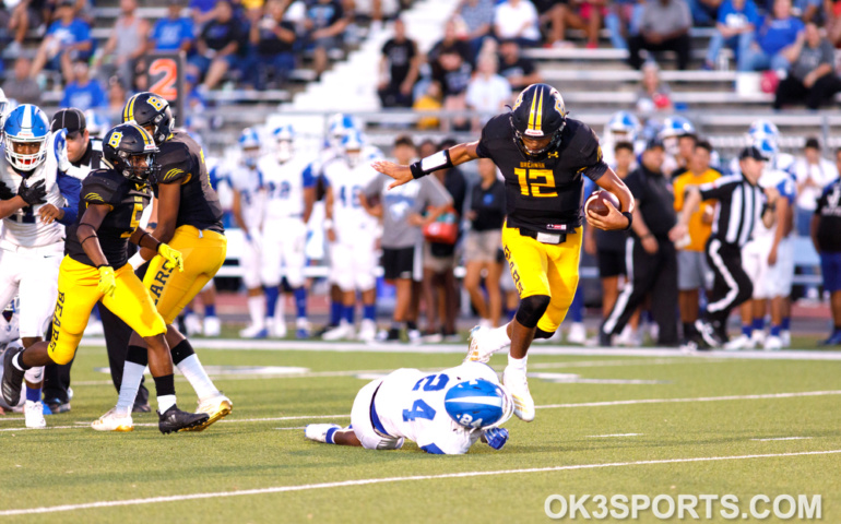 #ok3sports, 2019, Bears Football, Brennan, Brennan Bears, Brennan Bears football, Football, Football Pictures, Gustafson, Gustafson stadium, High School, Jay Mustangs, Jay Mustangs football, Jay football, John Jay, Mustangs football, OK3Sports, Patrick Forister, Pictures, San Antonio, San Antonio High School football, SnapPicsSA, high school football pictures, sports pictures