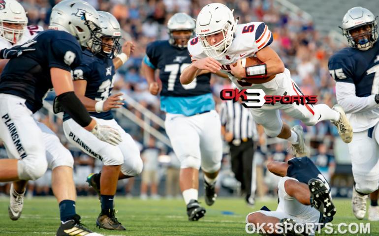 #ok3sports, sports photography, football, high school football, enid plainsmen, enid plainsmen football, Ponca City wildcats football, wildcats, plainsmen, Justin Andrews, Ray Longoria, Maddux Mayberry, nicky chinoska, johnny villa, jonathan white