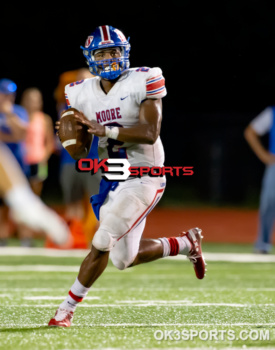 #ok3sports, sports photography, football, high school football, Norman Tigers, Harve Collins Stadium, Harve Collins Field, Moore Lions, Norman Tigers Football, Moore Lions Football, Cade Horton, Jonah Paden, Daniel Hishaw Jr., Joe Willie, Andrew Young, Norman Football, Norman High School Football