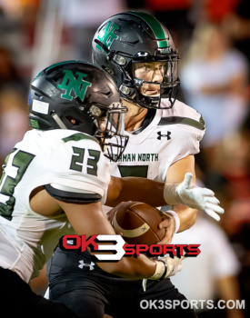 #ok3sports, sports photography, football, high school football, norman football, norman north timber wolves, norman tigers, norman tigers football, norman north timber wolves football, andrew young, cade horton, Blaine Martin, Gabe trevillison