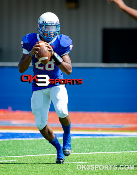 #ok3sports, sports photography, football, high school football, Gouglas football, douglas trojans football, soul bowl, soul bowl 2019, #soulbowl, jesus guerra morey, harold bagby, michael taffe, leon mackie, bailey brown, millwood falcons football, millwood high school football, millwood football