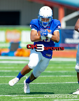 #ok3sports, sports photography, football, high school football, Gouglas football, douglas trojans football, soul bowl, soul bowl 2019, #soulbowl, jesus guerra morey, harold bagby, michael taffe, leon mackie, bailey brown, millwood falcons football, millwood high school football, millwood football