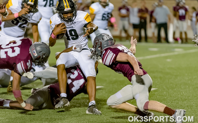 #ok3sports, 2019, Brennan Bears Football, Brennan Bears high school, farris stadium, farris stadium football, OK3Sports, Paul Gallardo, San Antonio football, San Antonio High School football, high school football pictures, sports pictures, darryon tolefree, aj clay, david valera, jonathan swisher, jaydon davis