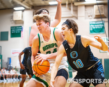 ok3sports, high school basketball, basketball, high school, sports, #ok3sports, Olen Kelley III, oceanside collegiate academy landsharks boys basketball, bishop england battling bishops basketball
