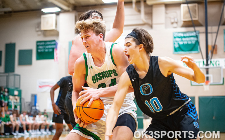 ok3sports, high school basketball, basketball, high school, sports, #ok3sports, Olen Kelley III, oceanside collegiate academy landsharks boys basketball, bishop england battling bishops basketball