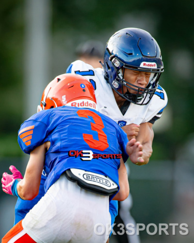 Moncks Corner, SC - OK3Sports coverage of the Moncks Corner Lions Club Football Jamboree on Friday, August 13, 2021 at Berkeley High School in Moncks Corner, SC. (Photo: Olen Kelley III/OK3Sports)