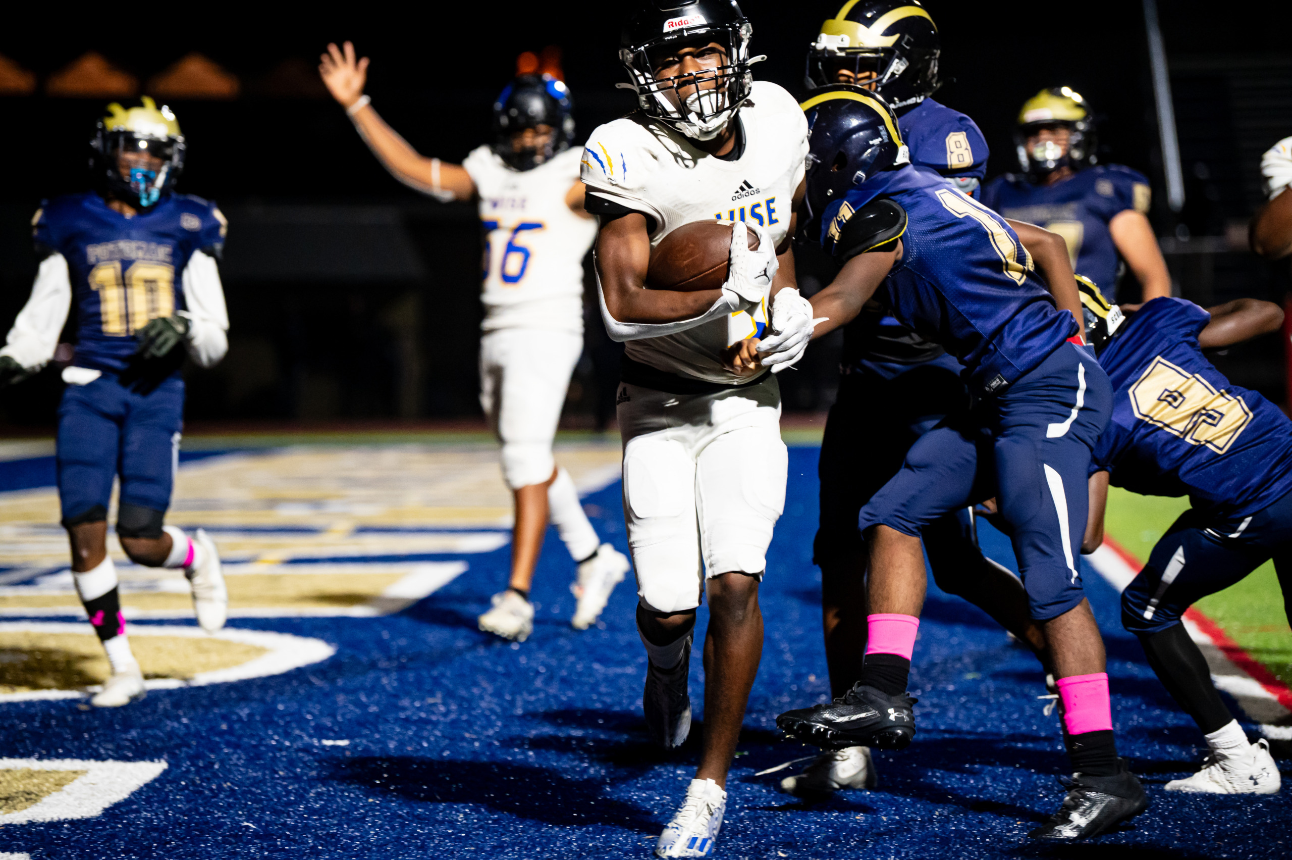 FOOTBALL: Wise 30, Potomac 0: Pumas Ease past Wolverines