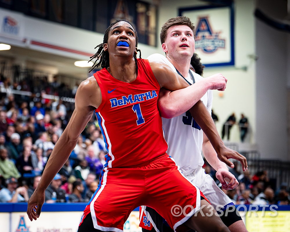 BASKETBALL: Malcolm Thomas put up a strong effort, but Staggs still fell short.