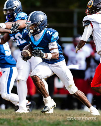 Central Falcons, Crossland Cavaliers, Deangelo Bryant, Zahmari Winston, Elijah Miller, C. Jefferson, Demarco Trotter, M. Adeniran, S. Ellerbee, PG County football, Capitol Heights MD, Central High School football, OK3Sports, high school football, Maryland high school sports, Central vs Crossland, 2025-2026 football season, Central Falcons highlights, Maryland 2A East football