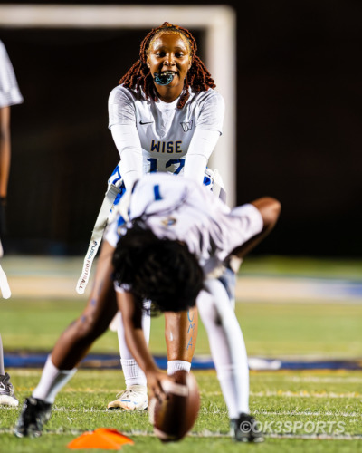 ‘Lady Pumas’, ‘Lady Rams’, ‘Dr Henry A. Wise High School’, ‘Suitland High School’, ‘flag football’, ‘girls flag football’, ‘Natalie Kelley’, ‘Kennedy Wyatt’, ‘Armani Truesdale’, ‘Nick Ferguson’, ‘OK3Sports’, ‘Wise vs Suitland’, ‘PG County flag football’