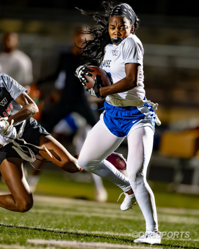 ‘Lady Pumas’, ‘Lady Rams’, ‘Dr Henry A. Wise High School’, ‘Suitland High School’, ‘flag football’, ‘girls flag football’, ‘Natalie Kelley’, ‘Kennedy Wyatt’, ‘Armani Truesdale’, ‘Nick Ferguson’, ‘OK3Sports’, ‘Wise vs Suitland’, ‘PG County flag football’
