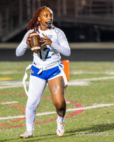 ‘Lady Pumas’, ‘Lady Rams’, ‘Dr Henry A. Wise High School’, ‘Suitland High School’, ‘flag football’, ‘girls flag football’, ‘Natalie Kelley’, ‘Kennedy Wyatt’, ‘Armani Truesdale’, ‘Nick Ferguson’, ‘OK3Sports’, ‘Wise vs Suitland’, ‘PG County flag football’