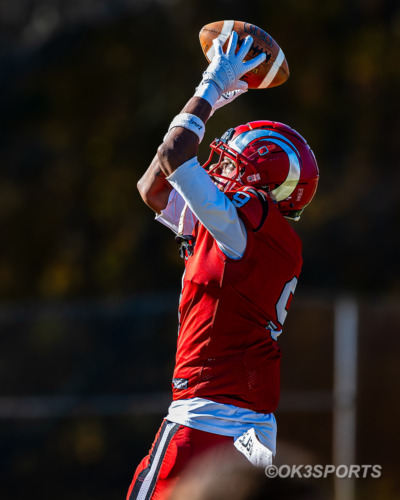 Flowers Jaguars, Suitland Rams, Flowers vs Suitland playoff, Forestville MD, high school football, Maryland playoffs, postseason football, Kodi Gardner Jr, Damieon Butler Jr, T Saunders Sr, Eliezer Johnson Jr, Isaac Freeman Jr, C Durandisse So, Isaiah Keys Jr, Tyger Williams Jr, Gabriel Amadi Jr, Jordan Williams Sr, Flowers football 2025, Suitland football 2025, rushing touchdown, passing touchdown, interception, sack, defensive stops, playoff game coverage, OK3Sports