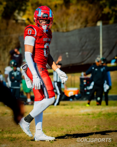 Flowers Jaguars, Suitland Rams, Flowers vs Suitland playoff, Forestville MD, high school football, Maryland playoffs, postseason football, Kodi Gardner Jr, Damieon Butler Jr, T Saunders Sr, Eliezer Johnson Jr, Isaac Freeman Jr, C Durandisse So, Isaiah Keys Jr, Tyger Williams Jr, Gabriel Amadi Jr, Jordan Williams Sr, Flowers football 2025, Suitland football 2025, rushing touchdown, passing touchdown, interception, sack, defensive stops, playoff game coverage, OK3Sports