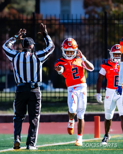 Coolidge Colts football players celebrate after a 9–0 shutout win over the Roosevelt Rough Riders. The Colts’ defense controlled the game with strong tackles and energy on the sideline, while the offense sealed the win with a single touchdown and field goal under the lights.