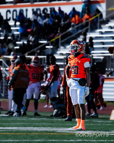 Coolidge Colts football players celebrate after a 9–0 shutout win over the Roosevelt Rough Riders. The Colts’ defense controlled the game with strong tackles and energy on the sideline, while the offense sealed the win with a single touchdown and field goal under the lights.