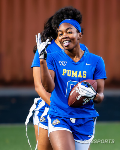 Wise Lady Pumas, Flowers Lady Jaguars, Natalie Kelley, Kennedy Wyatt, Armani Tuesday, Nick Ferguson, PG County Flag Football, High School Flag Football, OK3Sports, Olen Kelley III, Upper Marlboro, Maryland, Parkdale Lady Eagles, 2025 PG County Playoffs