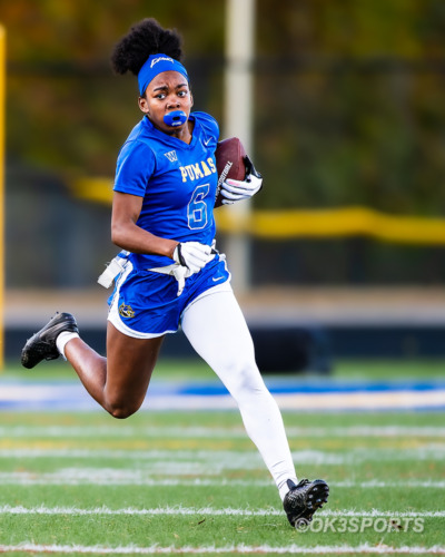Wise Lady Pumas, Flowers Lady Jaguars, Natalie Kelley, Kennedy Wyatt, Armani Tuesday, Nick Ferguson, PG County Flag Football, High School Flag Football, OK3Sports, Olen Kelley III, Upper Marlboro, Maryland, Parkdale Lady Eagles, 2025 PG County Playoffs