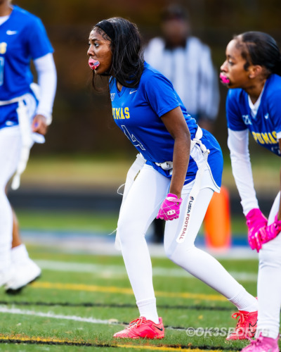 Wise Lady Pumas, Flowers Lady Jaguars, Natalie Kelley, Kennedy Wyatt, Armani Tuesday, Nick Ferguson, PG County Flag Football, High School Flag Football, OK3Sports, Olen Kelley III, Upper Marlboro, Maryland, Parkdale Lady Eagles, 2025 PG County Playoffs
