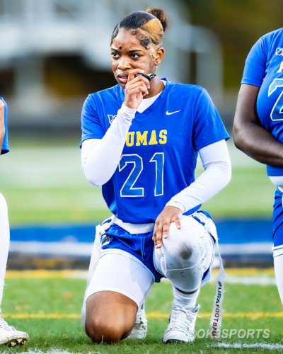 Wise Lady Pumas, Flowers Lady Jaguars, Natalie Kelley, Kennedy Wyatt, Armani Tuesday, Nick Ferguson, PG County Flag Football, High School Flag Football, OK3Sports, Olen Kelley III, Upper Marlboro, Maryland, Parkdale Lady Eagles, 2025 PG County Playoffs