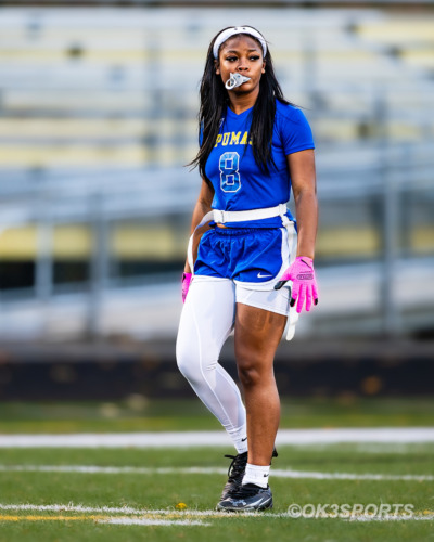 Wise Lady Pumas, Flowers Lady Jaguars, Natalie Kelley, Kennedy Wyatt, Armani Tuesday, Nick Ferguson, PG County Flag Football, High School Flag Football, OK3Sports, Olen Kelley III, Upper Marlboro, Maryland, Parkdale Lady Eagles, 2025 PG County Playoffs
