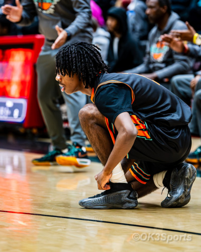 Westlake Wolverines varsity basketball players compete against Springbrook during a 43–42 home win in Waldorf Maryland. Photo by Olen Kelley III OK3Sports.