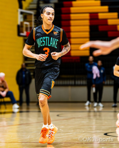 Westlake Wolverines varsity basketball players compete against Springbrook during a 43–42 home win in Waldorf Maryland. Photo by Olen Kelley III OK3Sports.