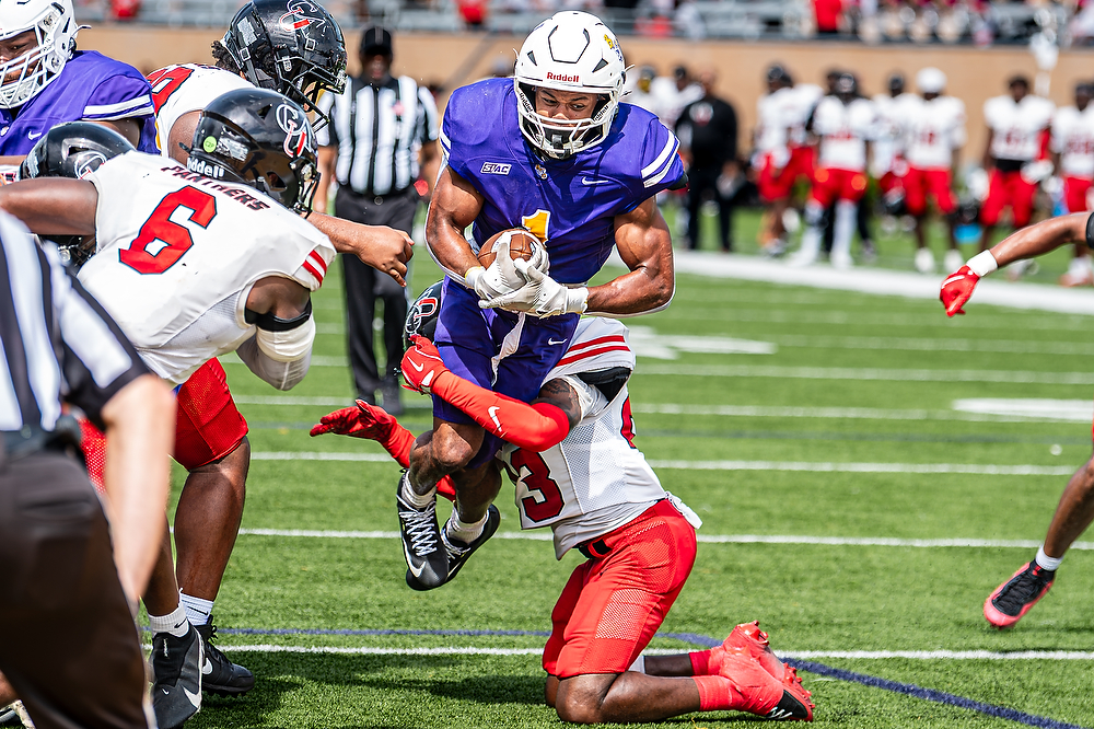 All in for the end zone.